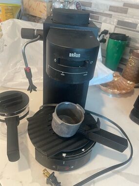Braun Black Espresso Maker with Portafilter